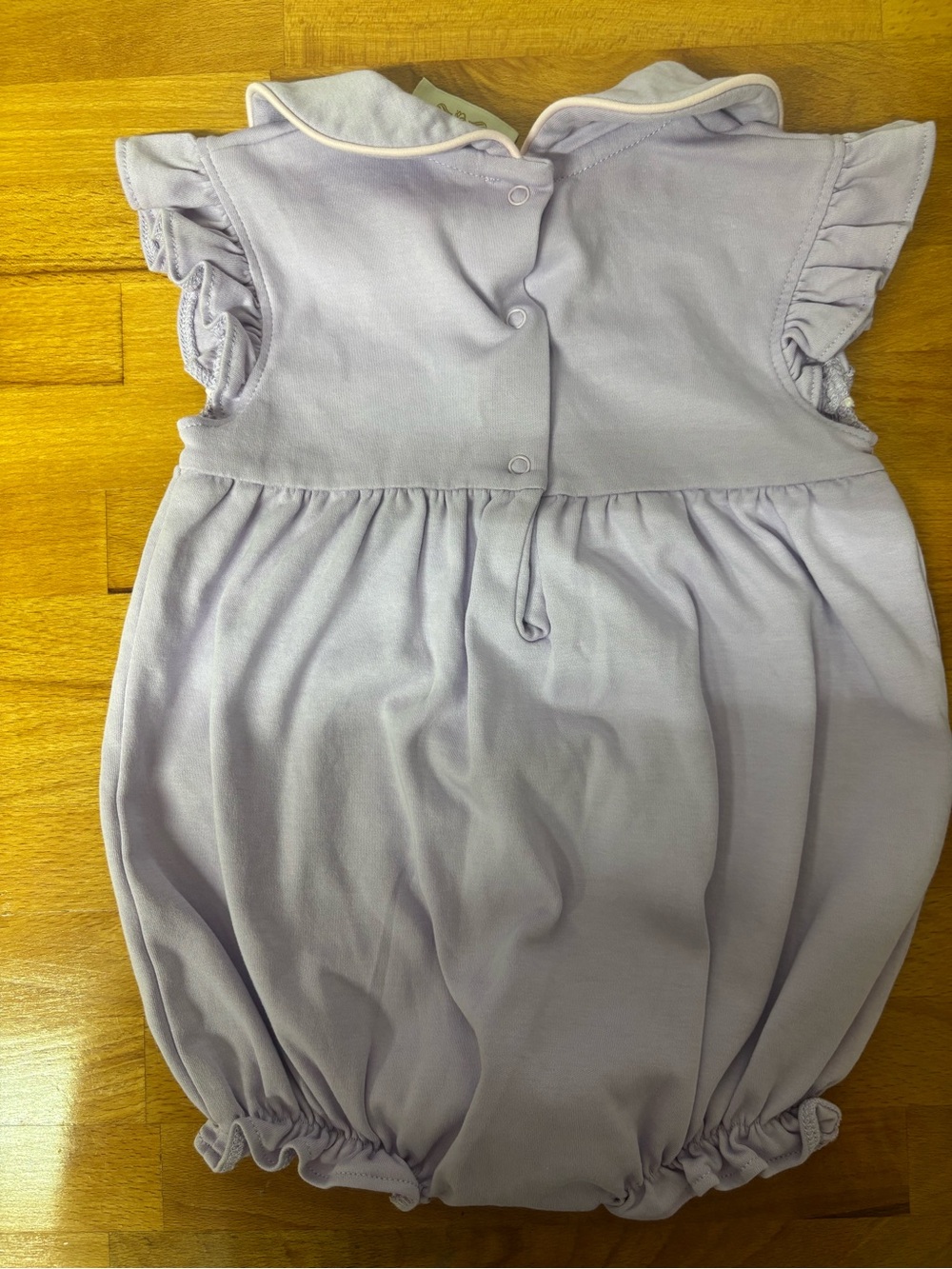 The Beaufort Bonnet Company Lavender Smocked Bubble - Size 18-24m - Picture 7 of 7